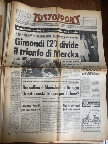 Tuttosport 185 1969 - n°185, gimondi