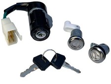 KIT SERRATURE BLOCCHETTO AVVIAMENTO CHIAVI PER HONDA BSV GP 50 Dio SP SK TT 2000