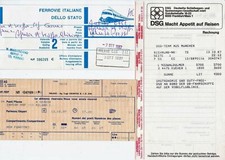 Ferrovie Biglietti treno internazionali Milano - Wien Sud Bf. (3 pezzi)