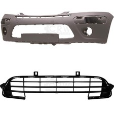Set Paraurti Anteriore Primerizzato + Griglia Per Citroen C3 Anno 05-09