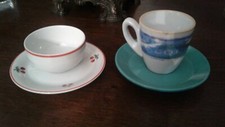 ✅?2 Tazzine da caffe' d'epoca vintage marche  miste