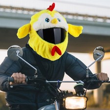 Copricasco per moto a forma di