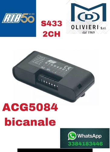 Ricevente rib bicanale acg5084 - rib,