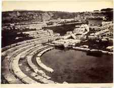 Siracusa Sicily Bagno di Diana Large vintage albumen photo 1880c Incorpora L243