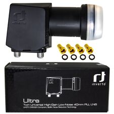 Inverto Black Ultra Twin LNB High Gain Full HDTV 3D 4K 2 partecipanti digitale 2