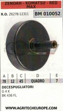 Z627812311 CAMPANA FRIZIONE DECESPUGLIATORE ZENOAH KOMATSU G4K BK346FL Ø78