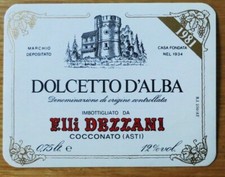 Wine labels ITALY DOLCETTO D'