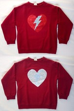 ZARA GIRLS SWEATSHIRT RED CHILD FEMALE 10 YEARS / FELPA ROSSO BAMBINA 10 ANNI