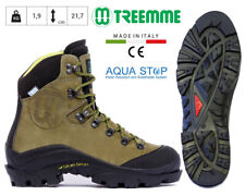 TREEMME Scarpone alto da Trekking fodera AQUASTOP suola IBEX ramponabile 9517-1R