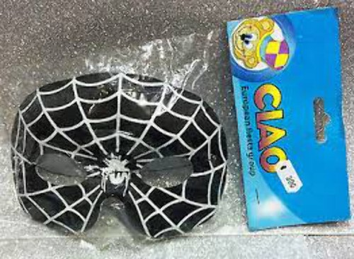 Maschera spiderman nero black - maschera,