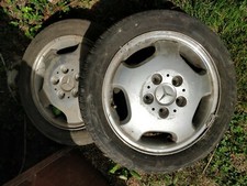 2 Cerchi In Lega 15 Mercedes-Benz 5 1/2 Jx15h2 ET54