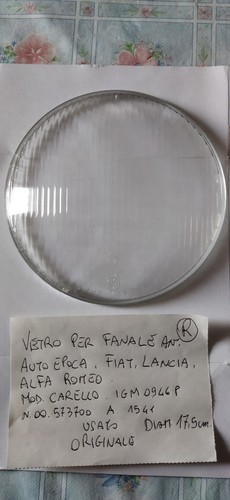 Vetro faro ant carello - faro,
