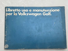 Libretto uso e manutenzione