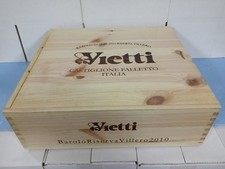 Wooden box bottles vietti - box,