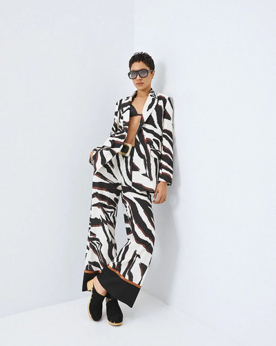 Blazer donna zebrato bianco - blazer,