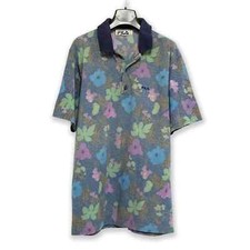 Polo Fila Vintage multicolore a fantasia anni 90 - Taglia L uomo