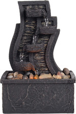 Fontana D'Acqua Da Tavolo per Interni, Piccola Mini Fontana D'Acqua Zen, Ornamen