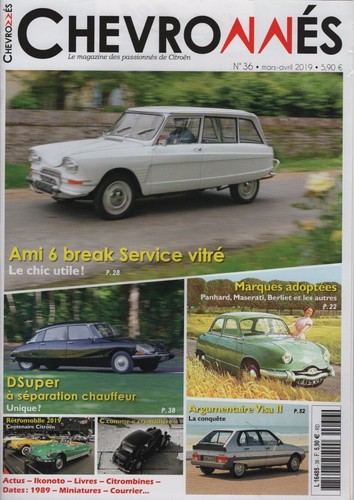 Chevronnes citroen ami 6 - 36,
