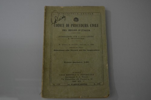 Codice procedura civile - codice, di