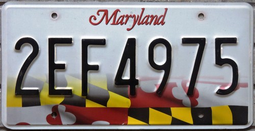 Targa originale auto - auto, maryland