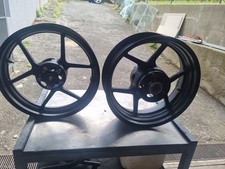 Cerchio Anteriore E Posteriore Nero Opaco  KAWASAKI Z750R Z-750R 2011-2013