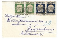 1921 Fiume - Busta per