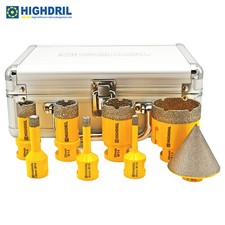 8 pz/kit Punta diamantata per