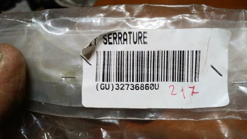 Gu32736860 kit serrature key - kit,