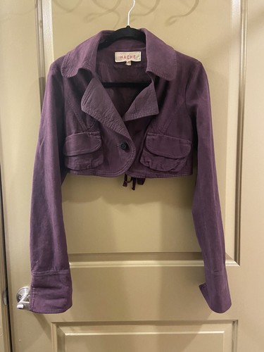 Giacca crop hache - misto, cotone