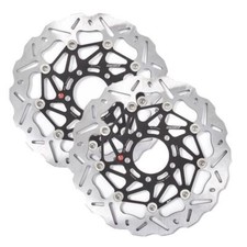 Pair of front brake discs