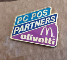 Spilla Pin OLIVETTI McDonald's Pc Pos Partners Vintage