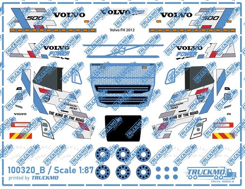 Decalcomanie truckmo volvo - decalcomanie,