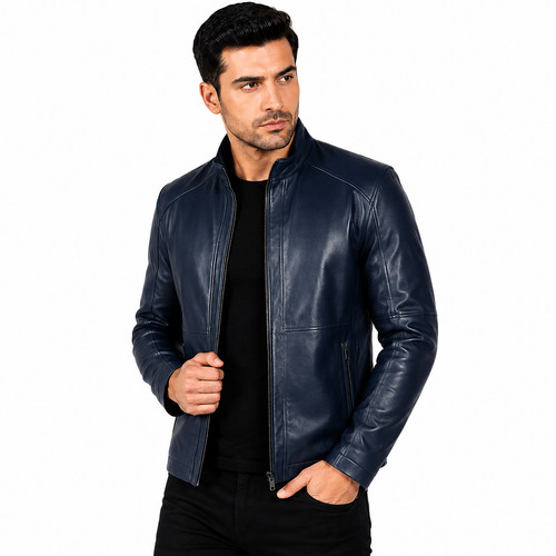 Giacca uomo pelle 100 vera - pelle,