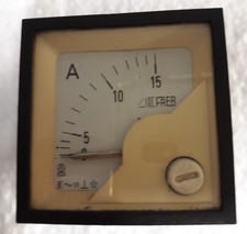 Amperometro analogico da pannello  max 15 A (Input) c.a.