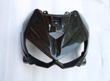 TÊTE DE FOURCHE KAWASAKI Z1000 2014 2015 2016 2017 2018 2019 CARBONE BRILLANT