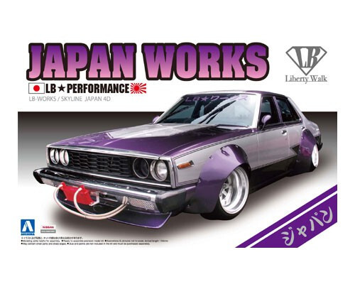 Aoshima nissan lb works - 1/24,