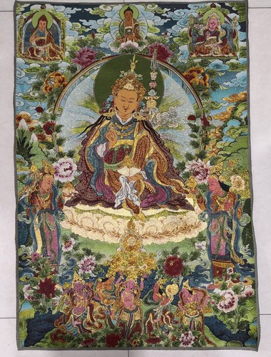 Tibet tibetano panno seta - 36",