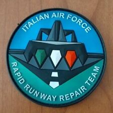 Patch toppa aeronautica militare in gomma pvc ad alta definizione a strappo.