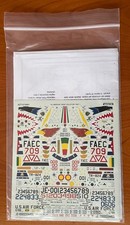 1/72 AZTEC 72001 Decalcomanie T-33A Aeronautica Sudamericana come nuove