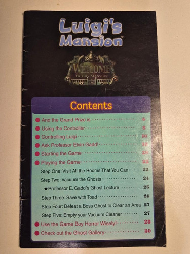 Luigi mansion gamecube solo - luigi's,