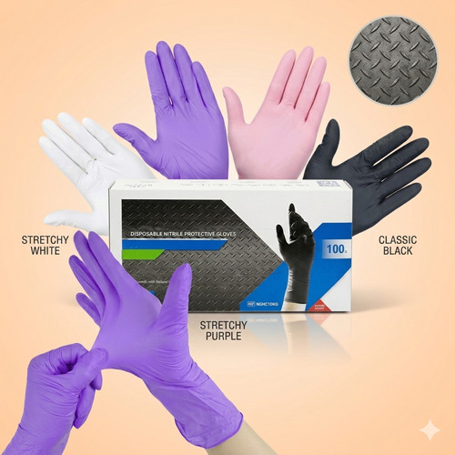 Guanti nitrile blu 200 - nitrile,
