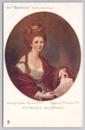 Art postcard angelica kauffman - postcard,