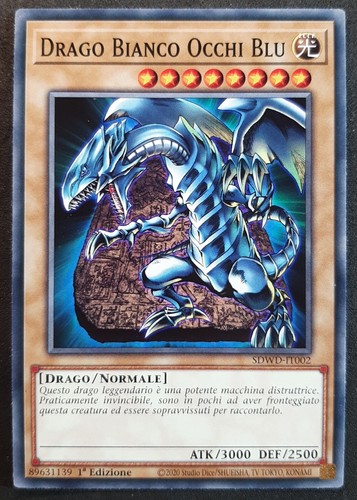 Drago bianco occhi blu - drago, 1^