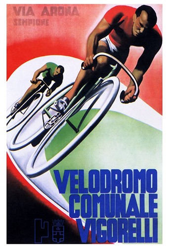 Poster velodromo comunale - poster,