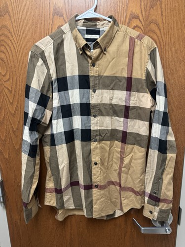 Camicia burberry slim fit - camicia, in