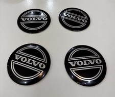 4 Pezzi Coprimozzo Adesivo Volvo  Cerchi In Lega 56mm