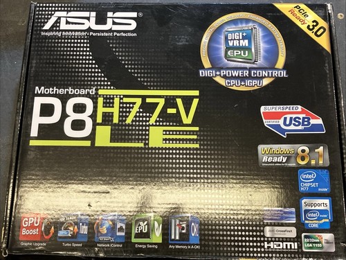 Asus p8h77 vle - lga, 1155/socket