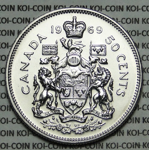 Canada 1969 50c half dollar