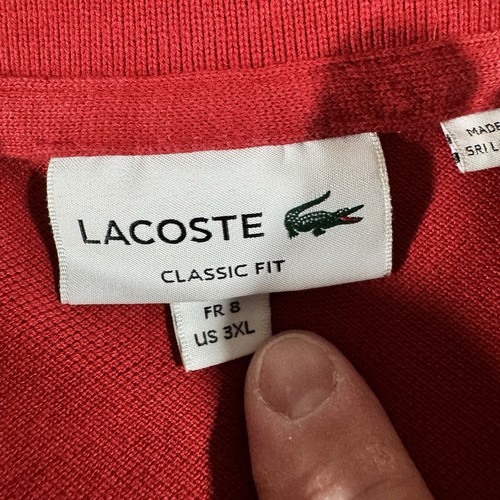 Lacoste camicia uomo 3xl - lacoste,