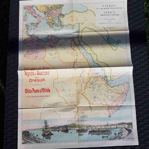 Carta africa italia colonie - italia,